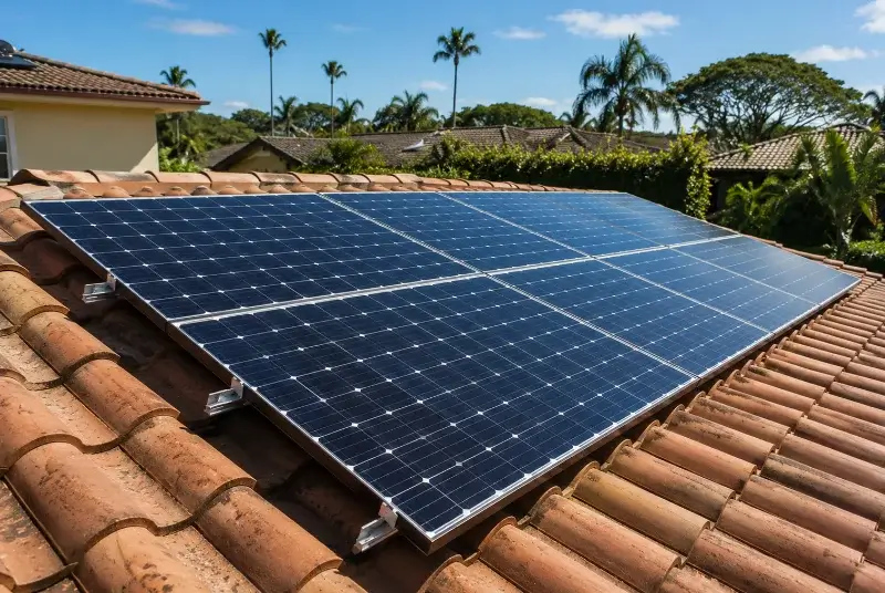 Installation de panneaux solaires à Pouzolles
