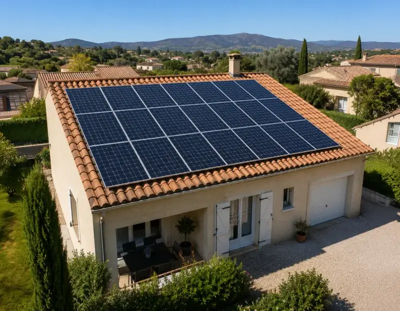 Prime à l'autoconsommation panneaux solaires Pouzolles — aide financière de l'État